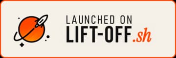 LiftOff launch badge