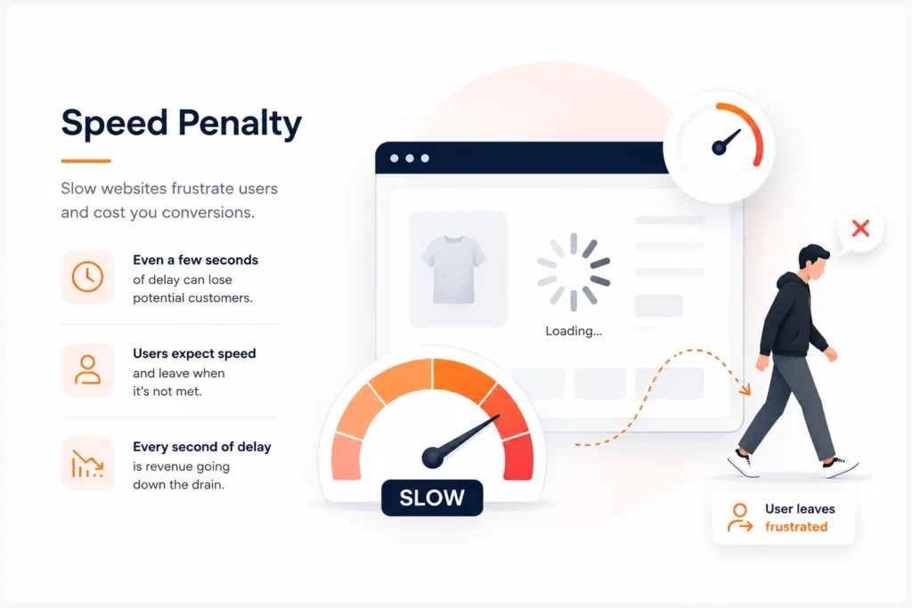 Website speed and user frustration